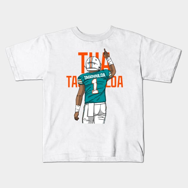 Tua Tagovailoa Kids T-Shirt by mia_me